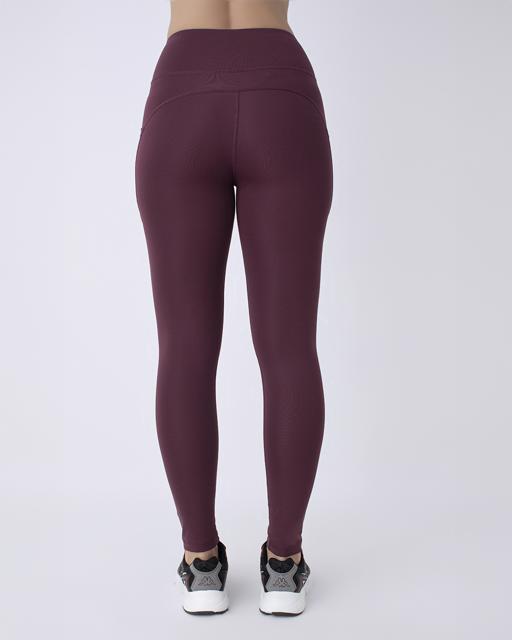 Kırmızı Logo Maia Kadın Bordo Skin Fit Tayt - KAPPA® Türkiye