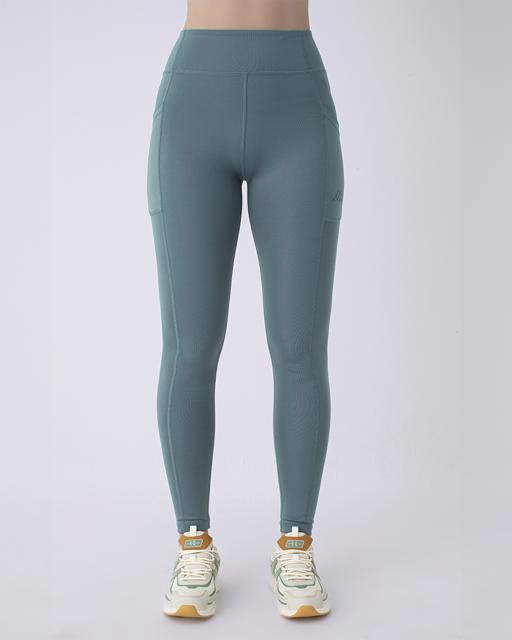 Mavi Logo Maia Kadın Cam Göbeği Skin Fit Tayt - KAPPA® Türkiye