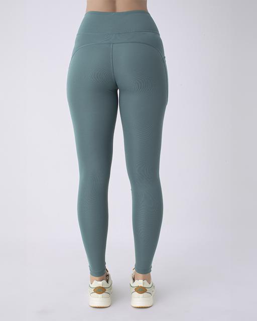 Mavi Logo Maia Kadın Cam Göbeği Skin Fit Tayt - KAPPA® Türkiye