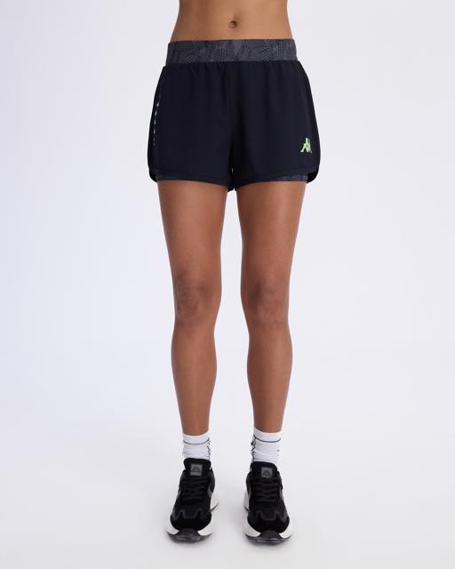 Siyah Feva Tur Kadın Siyah Skin Fit Şort - KAPPA® Türkiye