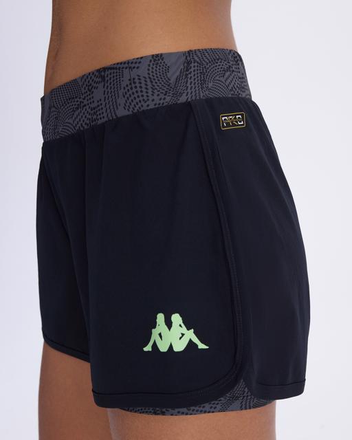 Siyah Feva Tur Kadın Siyah Skin Fit Şort - KAPPA® Türkiye