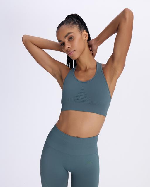 Mavi Ezra Kadın Cam Göbeği Skin Fit Sporcu Sütyeni - KAPPA® Türkiye