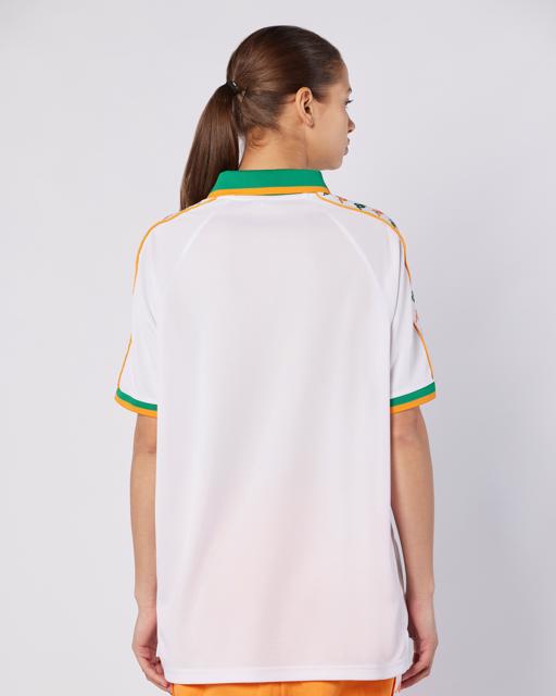 Beyaz 222 Banda Notilox Tur Unisex Beyaz-Yeşil Regular Fit Forma - KAPPA® Türkiye
