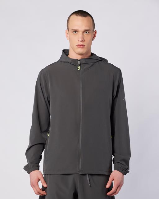 Siyah Fastina Full Zip Erkek Antrasit Regular Fit Fermuarlı Eşofman Üstü - KAPPA® Türkiye