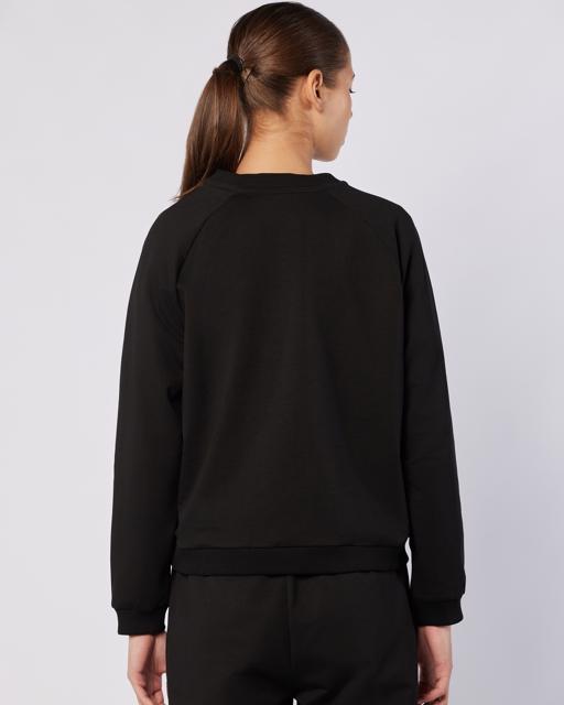 Siyah Nady Sweatshirt Kadın Siyah Regular Fit Sweatshirt - KAPPA® Türkiye