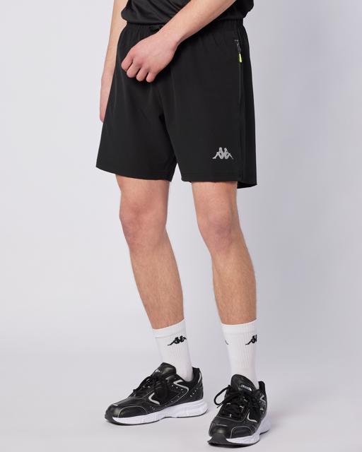 Siyah Fastina Short Erkek Siyah Regular Fit Performance Şort - KAPPA® Türkiye