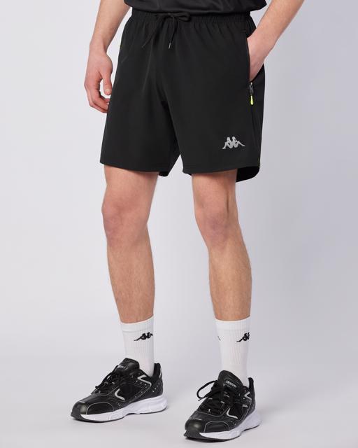 Siyah Fastina Short Erkek Siyah Regular Fit Performance Şort - KAPPA® Türkiye